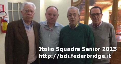 Antonio Bardin, Paolo Uggeri, Franco Garbosi, Silvio Tosi
