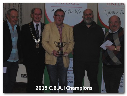 Geraldine Trophy Winners 2015: Gay Keaveney, Terry Walsh, Martin Jones, BJ OBrien.