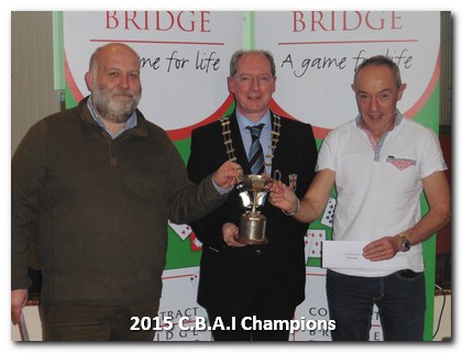 Revington Cup Winners  2015: Martin Jones and Gay Keaveney