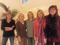 Equipo Damas: Nuria Almirall, Marta Almirall, María Panadero, Mª Carmen Babot, Ana Francés, Carmen Cafranga