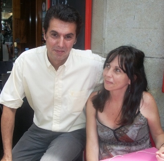 Lluis Almirall y Angie Bach
