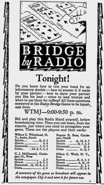 Bridge by radio 3