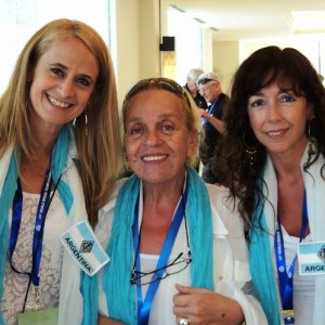 Leonora Alegre, Marta Tiscornia y Florencia Herrera