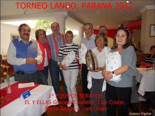IV Torneo de BRIDGE en Parana: Arturo Lando