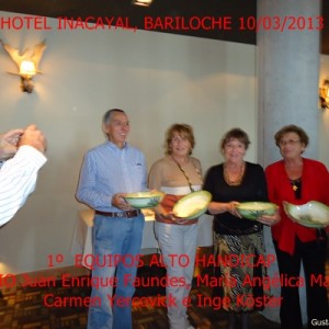 Bariloche 2013 : Ganador Alto Handicap