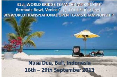 Bali 2013: The Draw & Order of Play and Some News