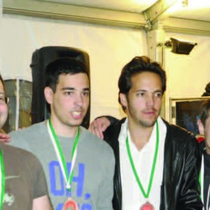 Isrmany, Alon Birman, Ilan Herbst, Ophir Herbst, Dror Padon, Josef Piekarek & Alexander Smirnov took the bronze medals.