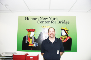 Aviv Shahaf, director of the Honors Bridge Club.