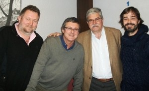 Luc Soudan, Nacho Jover, Xavier Masana y LLuis Malla